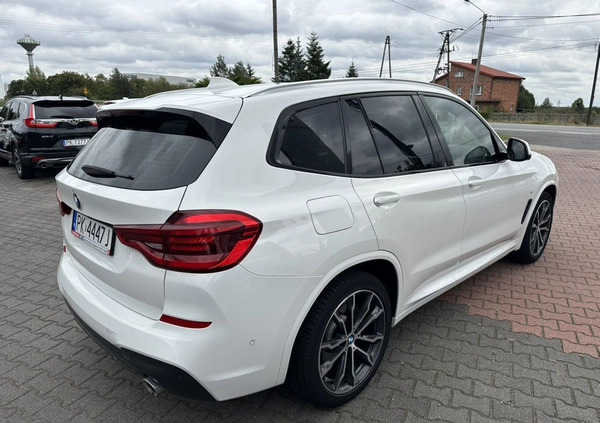 BMW X3 cena 162000 przebieg: 109000, rok produkcji 2019 z Będzin małe 154